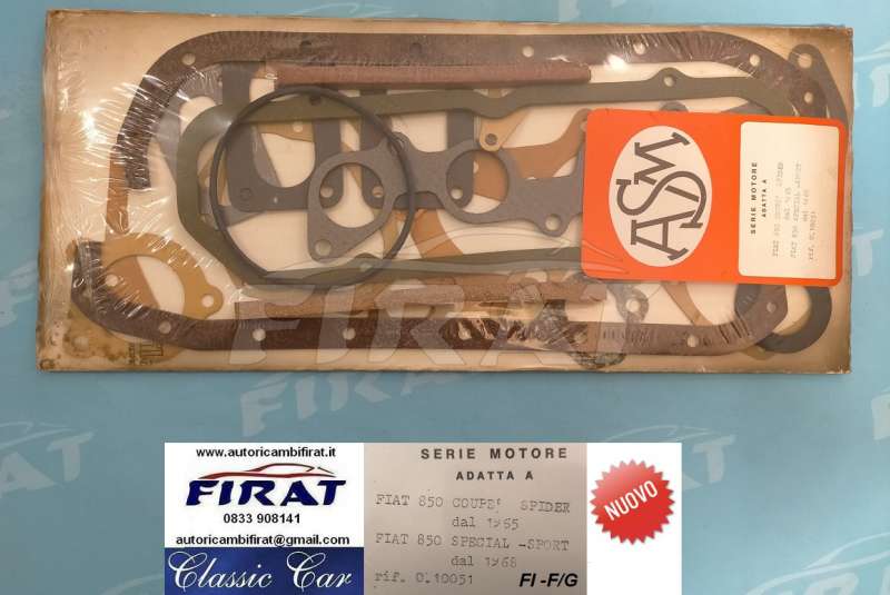 GUARNIZIONE MOTORE FIAT 850 COUPE' (010051))